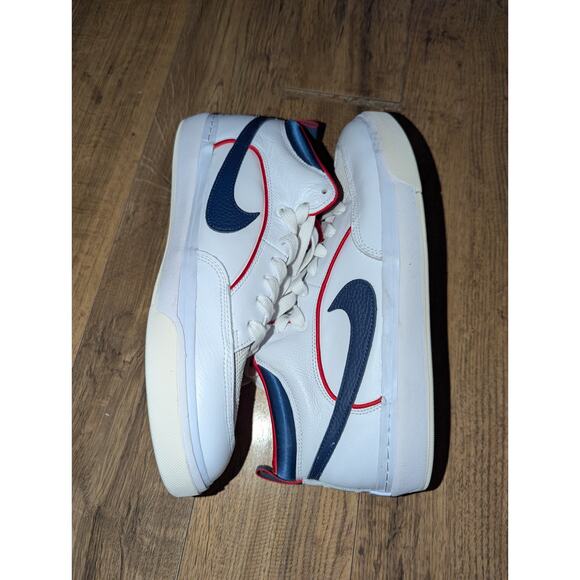 Nike React Leo SB Size 11 White Midnight Navy FD0268-100 - Picture 1 of 9